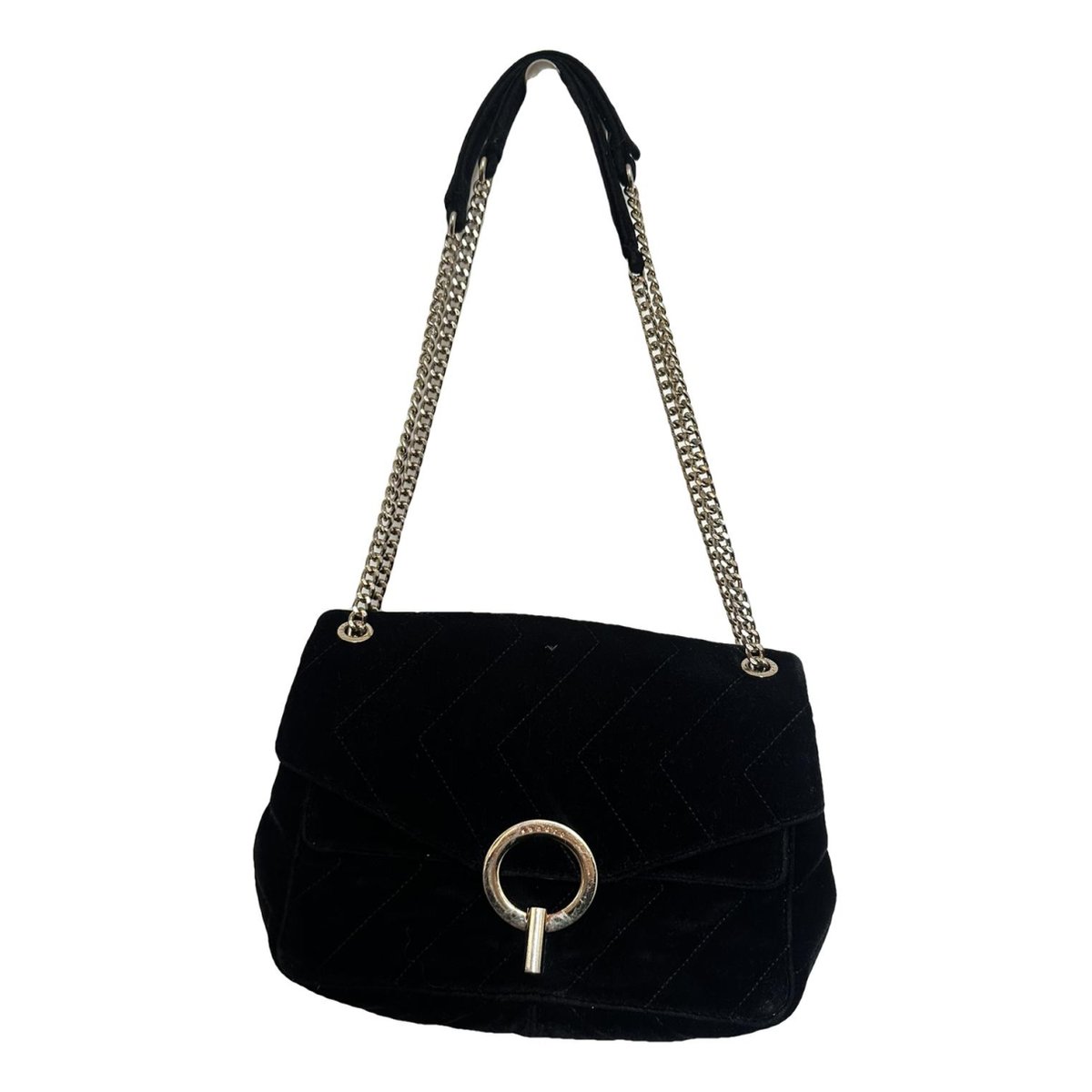 Yza velvet handbag
