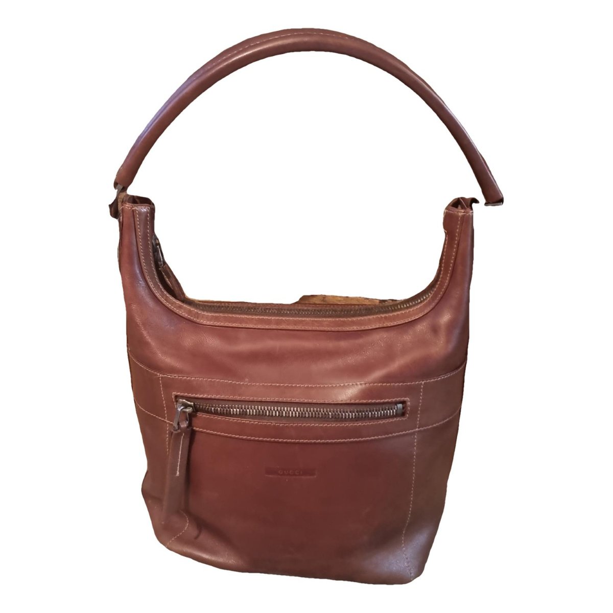 Hobo leather handbag
