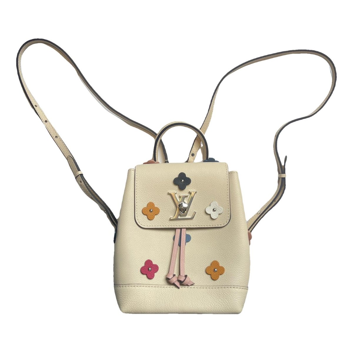 Lockme leather backpack