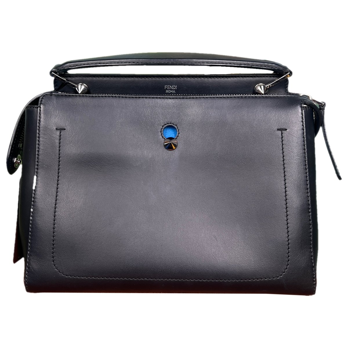 Dot Com leather handbag