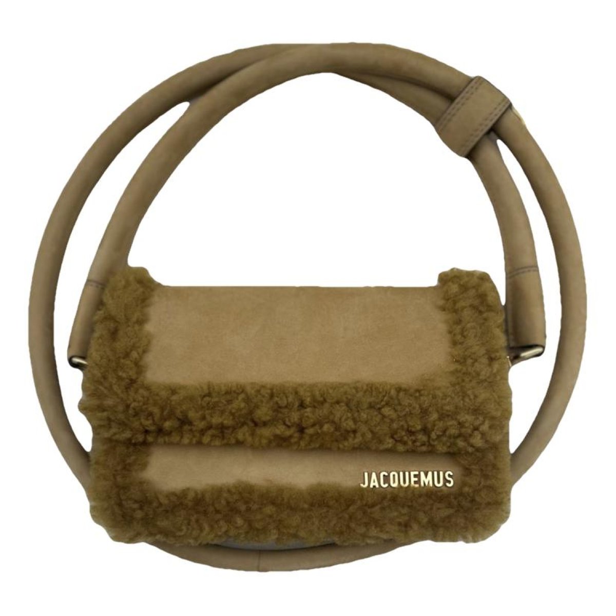 Le Rond faux fur handbag