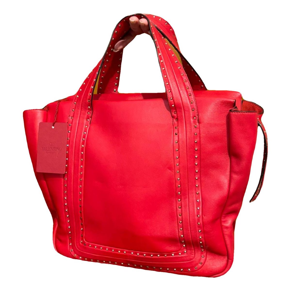 Atelier leather handbag