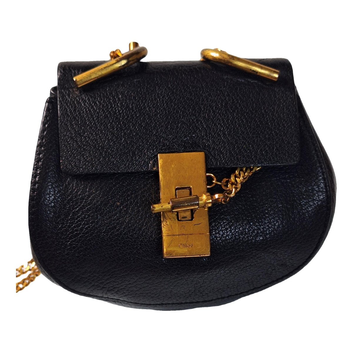 Drew leather crossbody bag