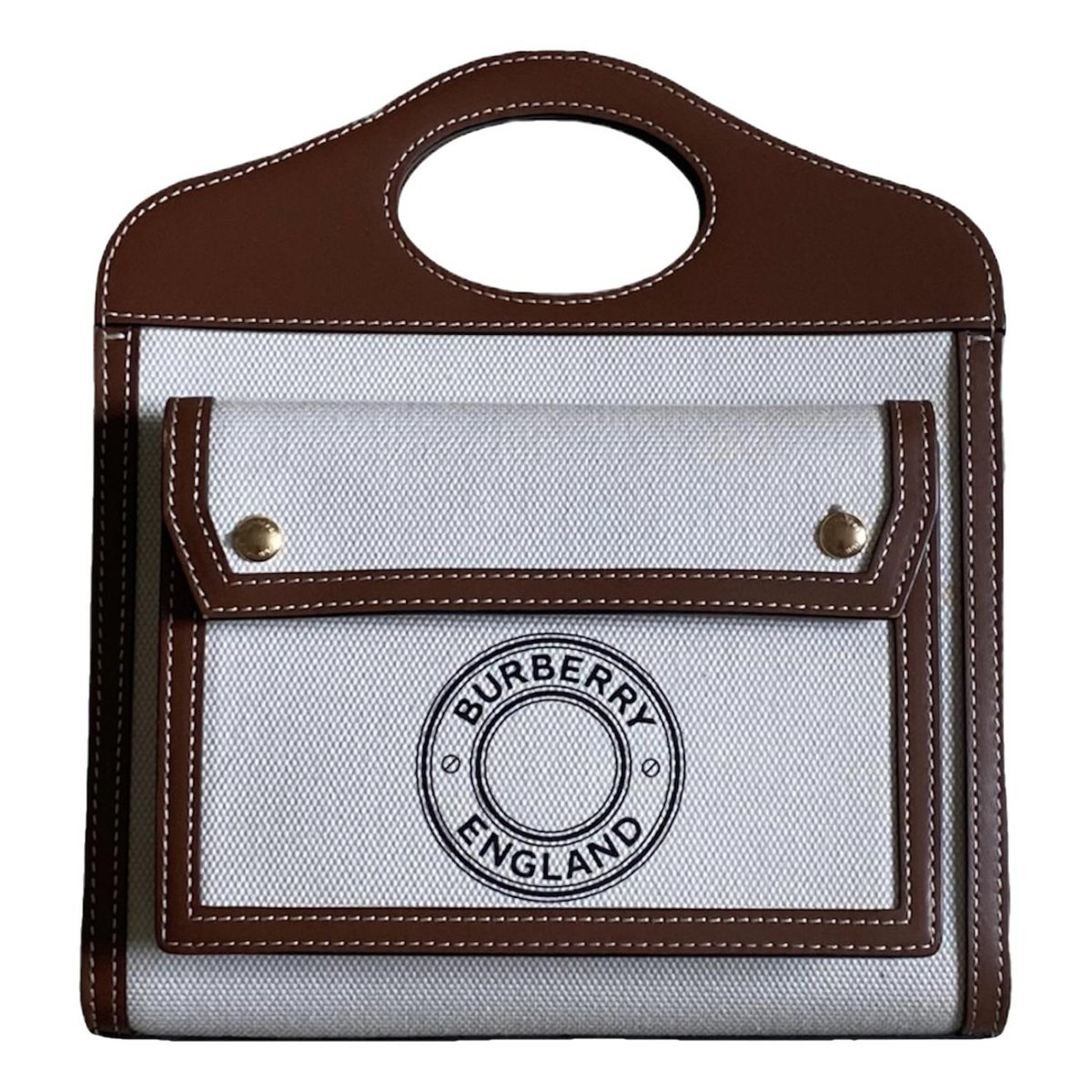 Pocket Mini leather handbag