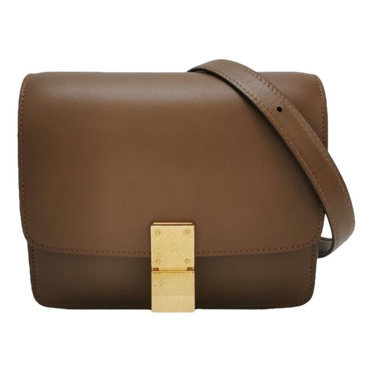 Classic leather crossbody bag