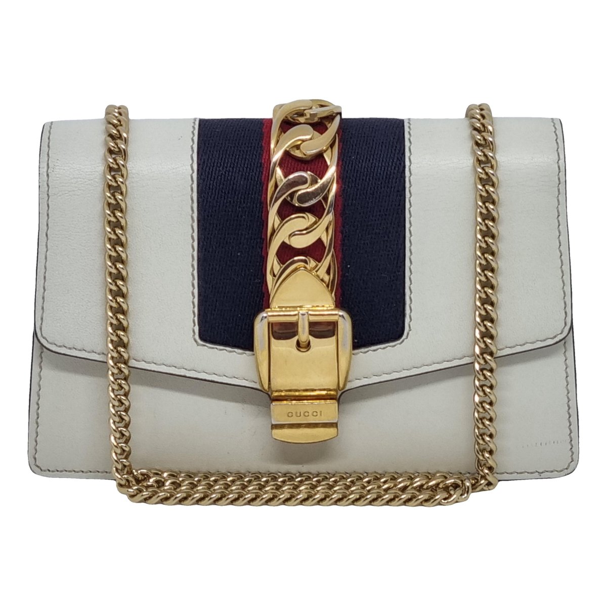 Sylvie Chain leather crossbody bag