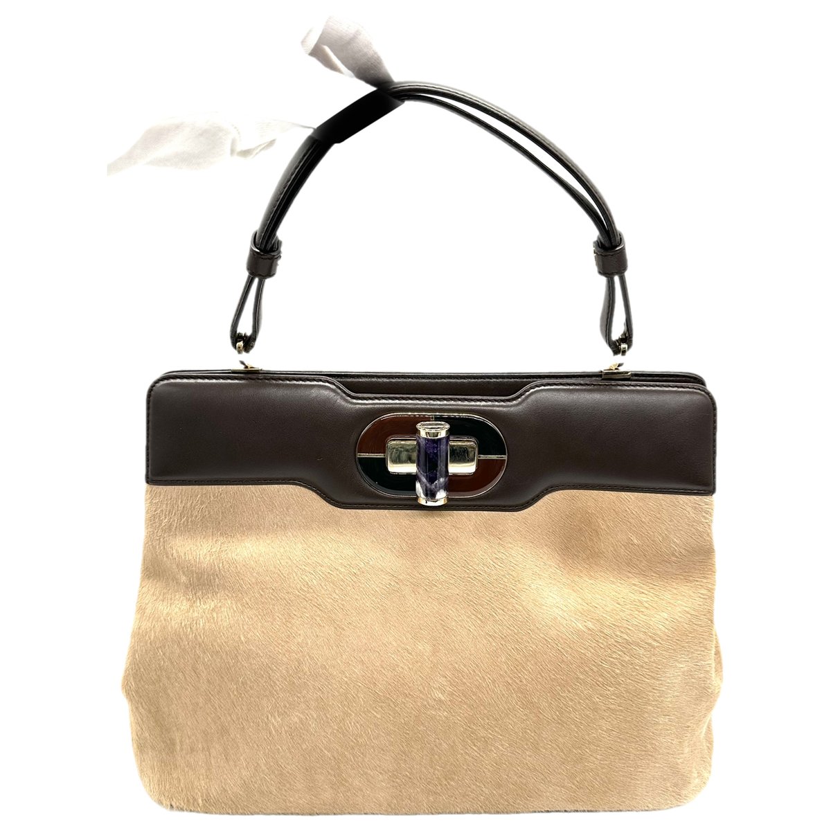 Isabella Rossellini leather handbag
