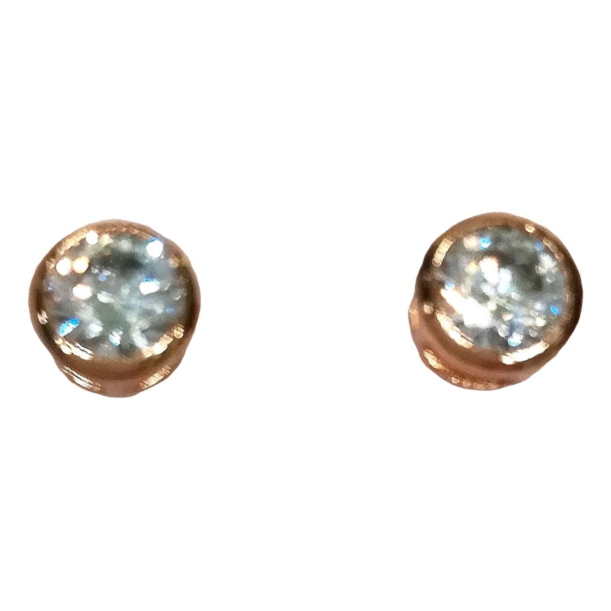 Puces en diamants earrings