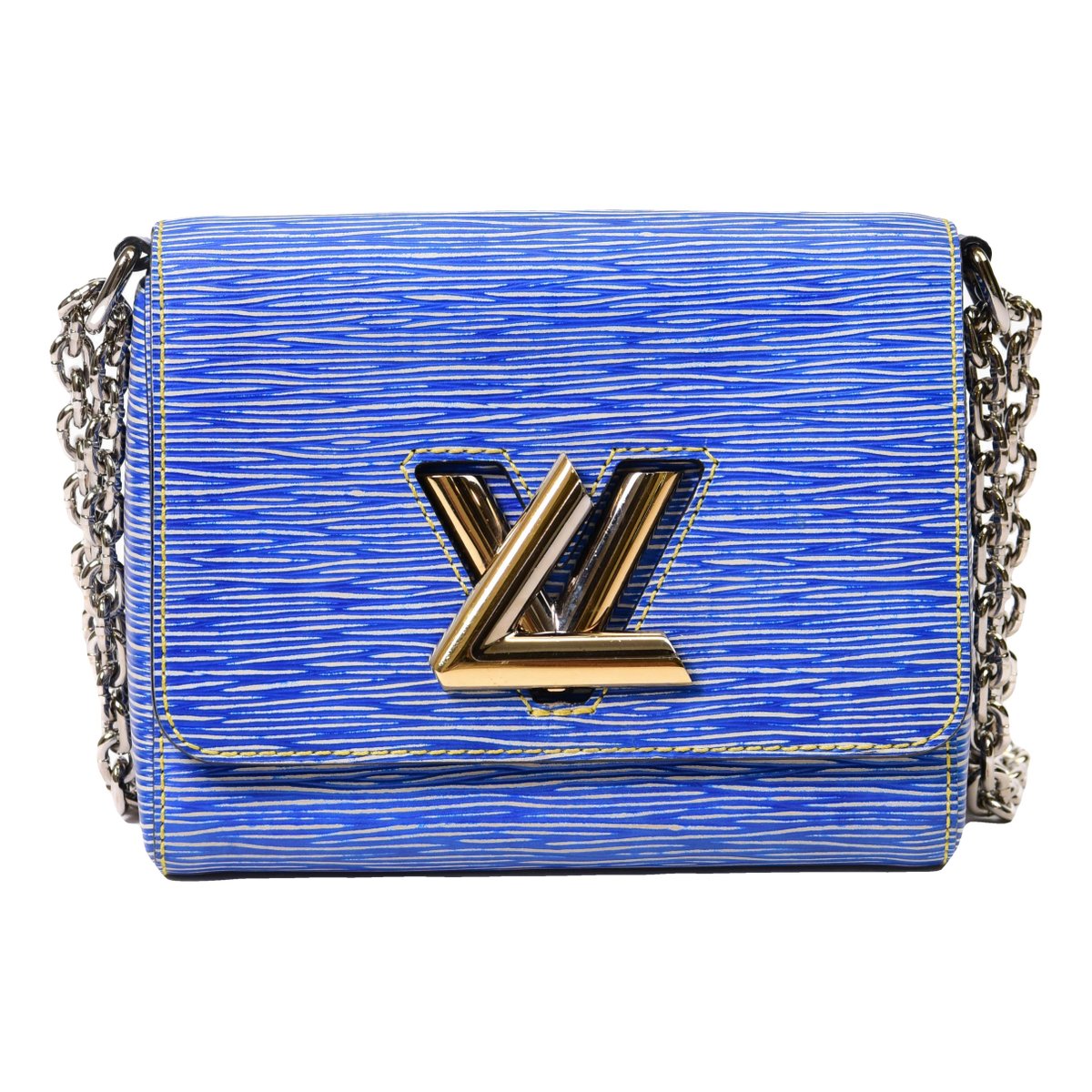 Twist leather handbag