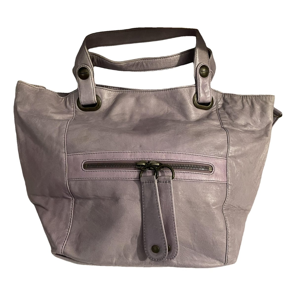 Tote Flower leather tote