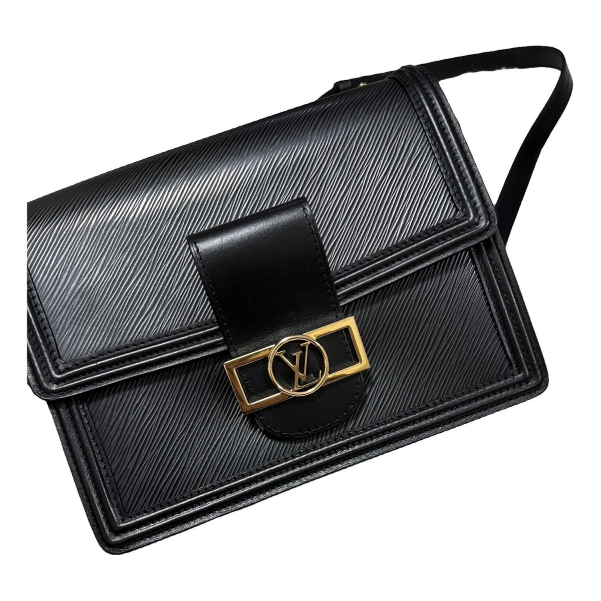 Dauphine leather handbag