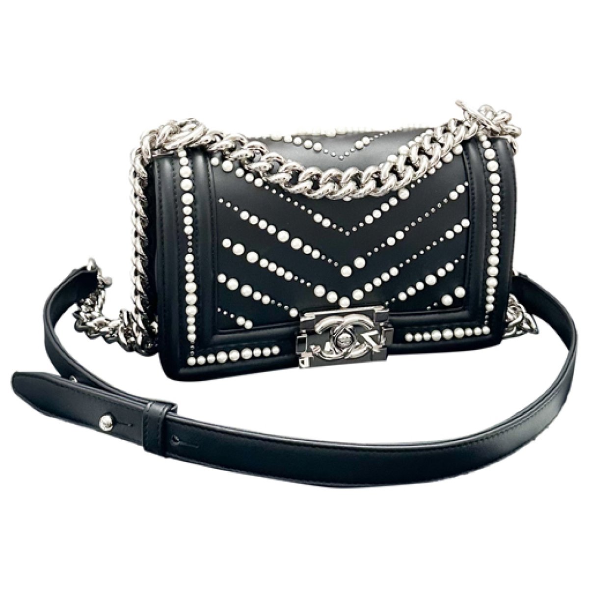 Boy leather crossbody bag