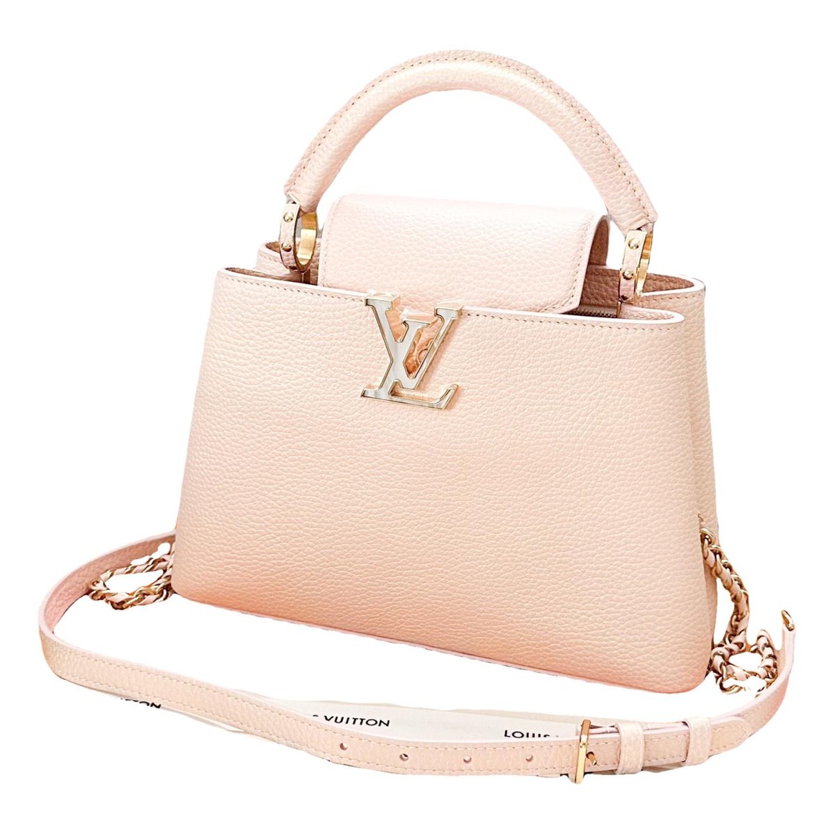 Capucines leather handbag