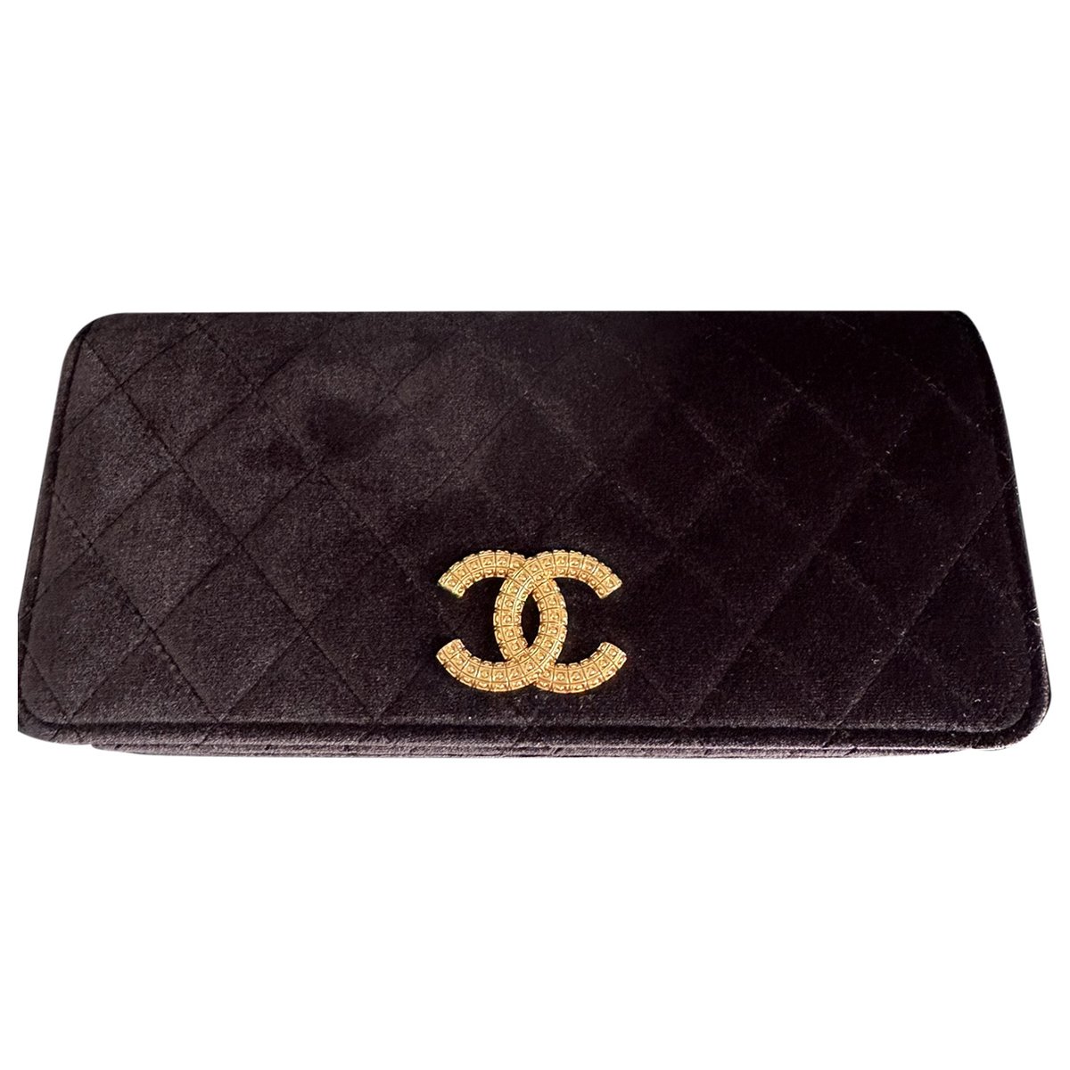 Trendy CC Wallet on Chain velvet crossbody bag