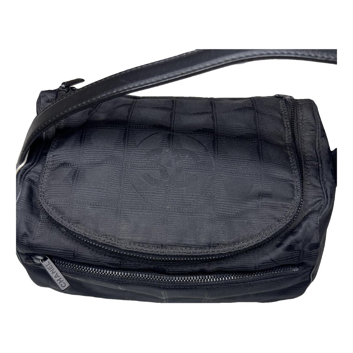 Vanity leather handbag