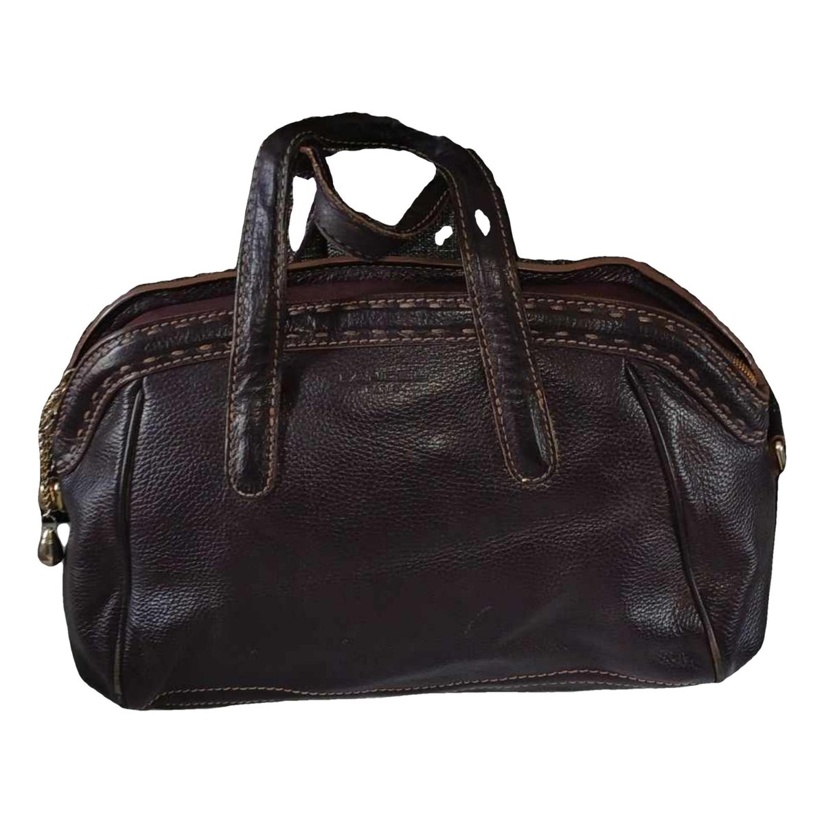 Solferino leather tote