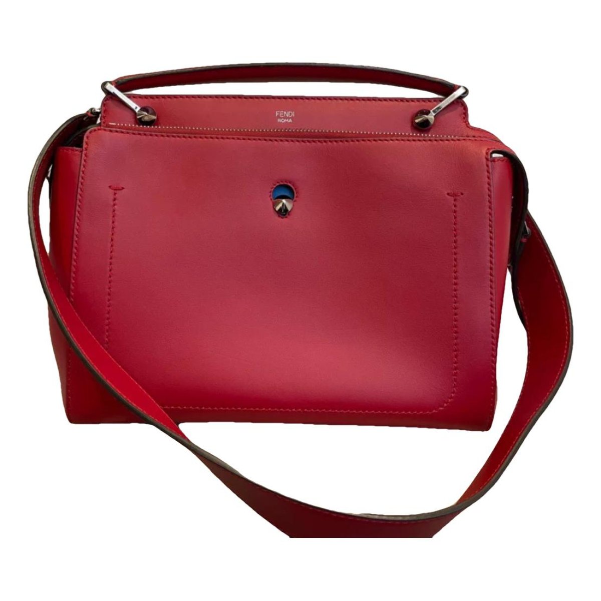 Dot Com leather handbag
