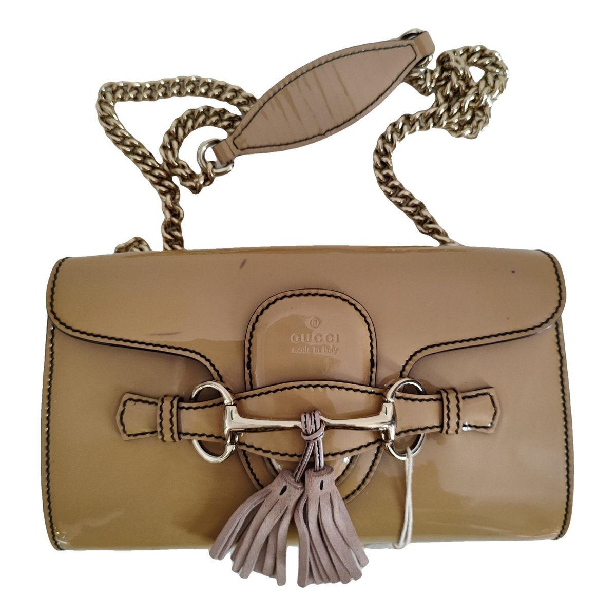 Emily patent leather handbag