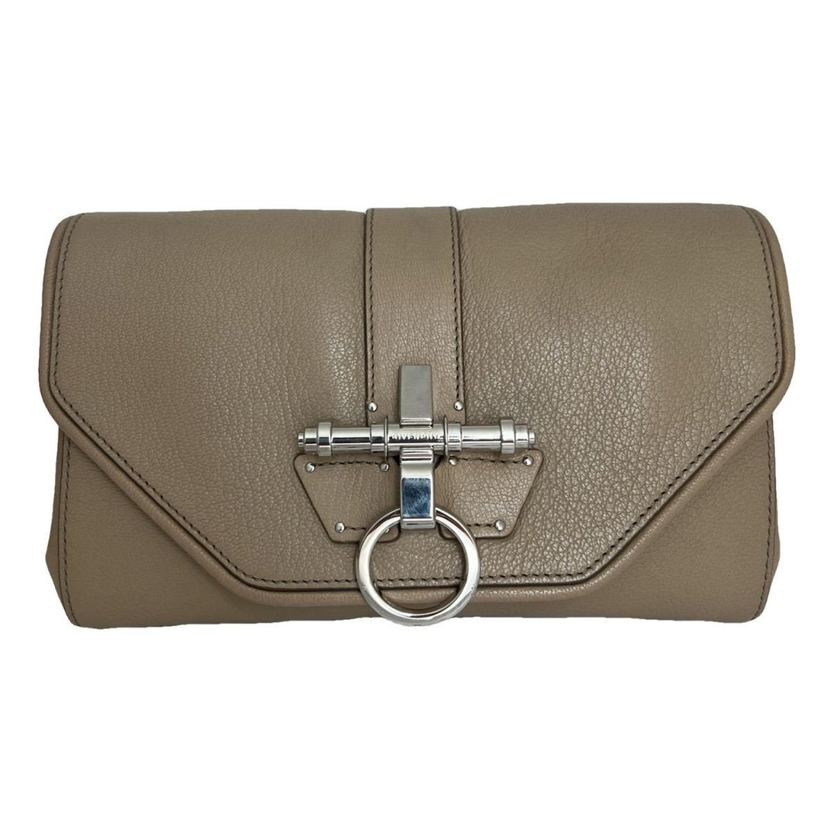 Obsedia leather clutch bag