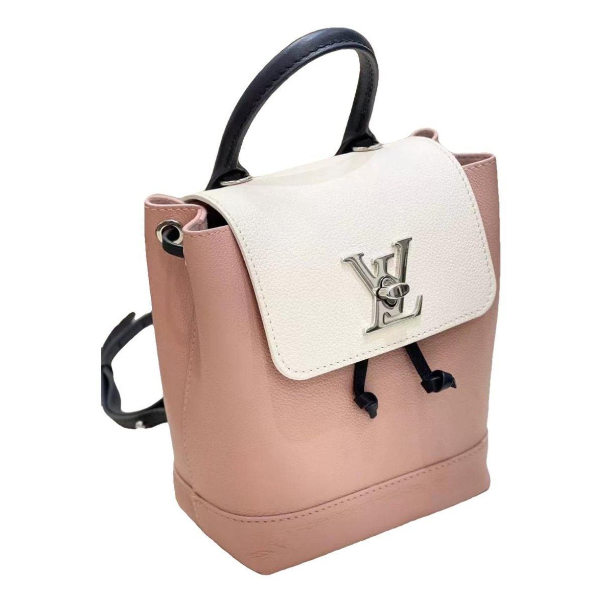 Lockme leather backpack
