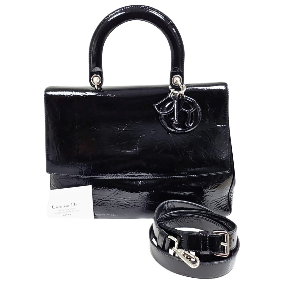 Be Dior patent leather handbag