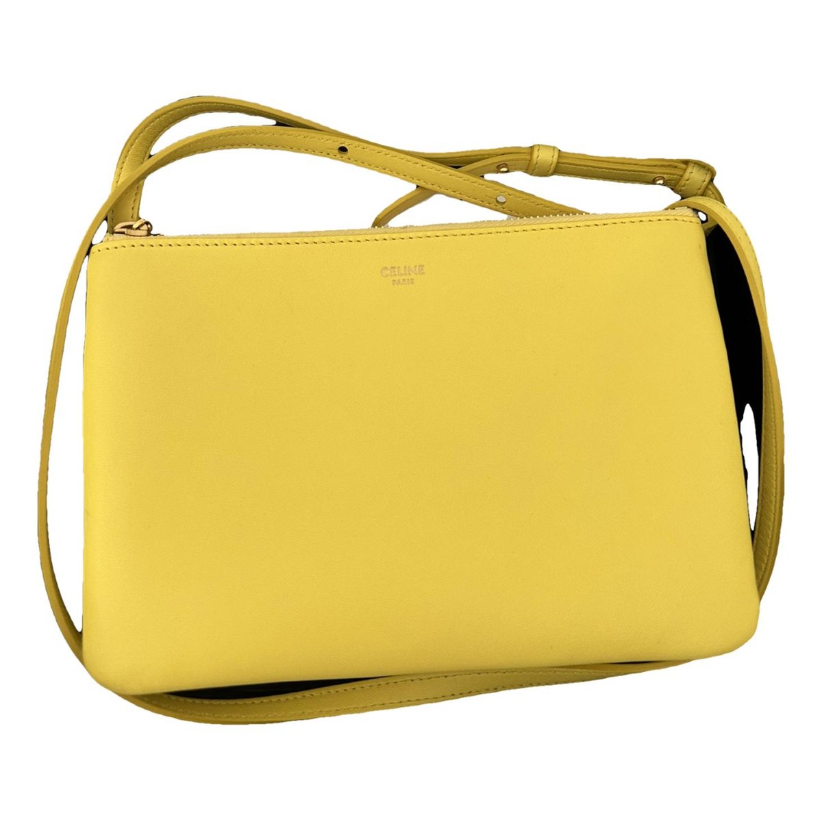 Trio leather crossbody bag
