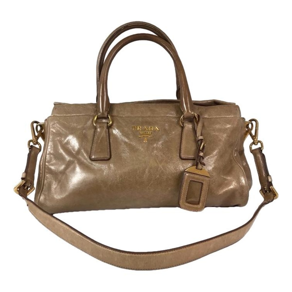 Madras leather handbag