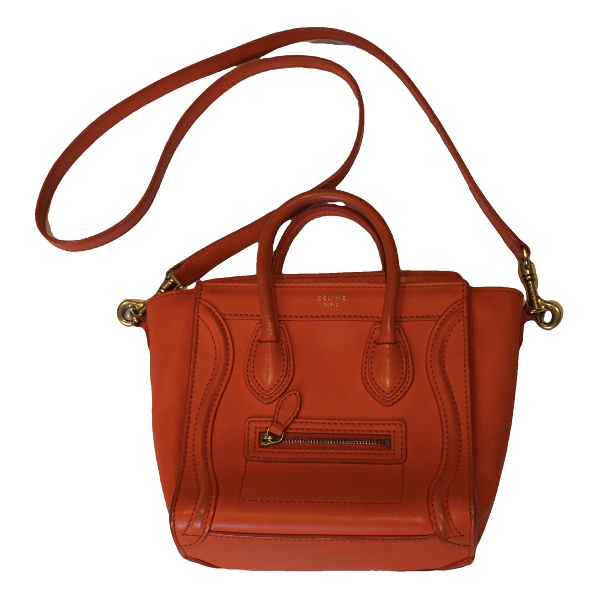 Luggage leather handbag