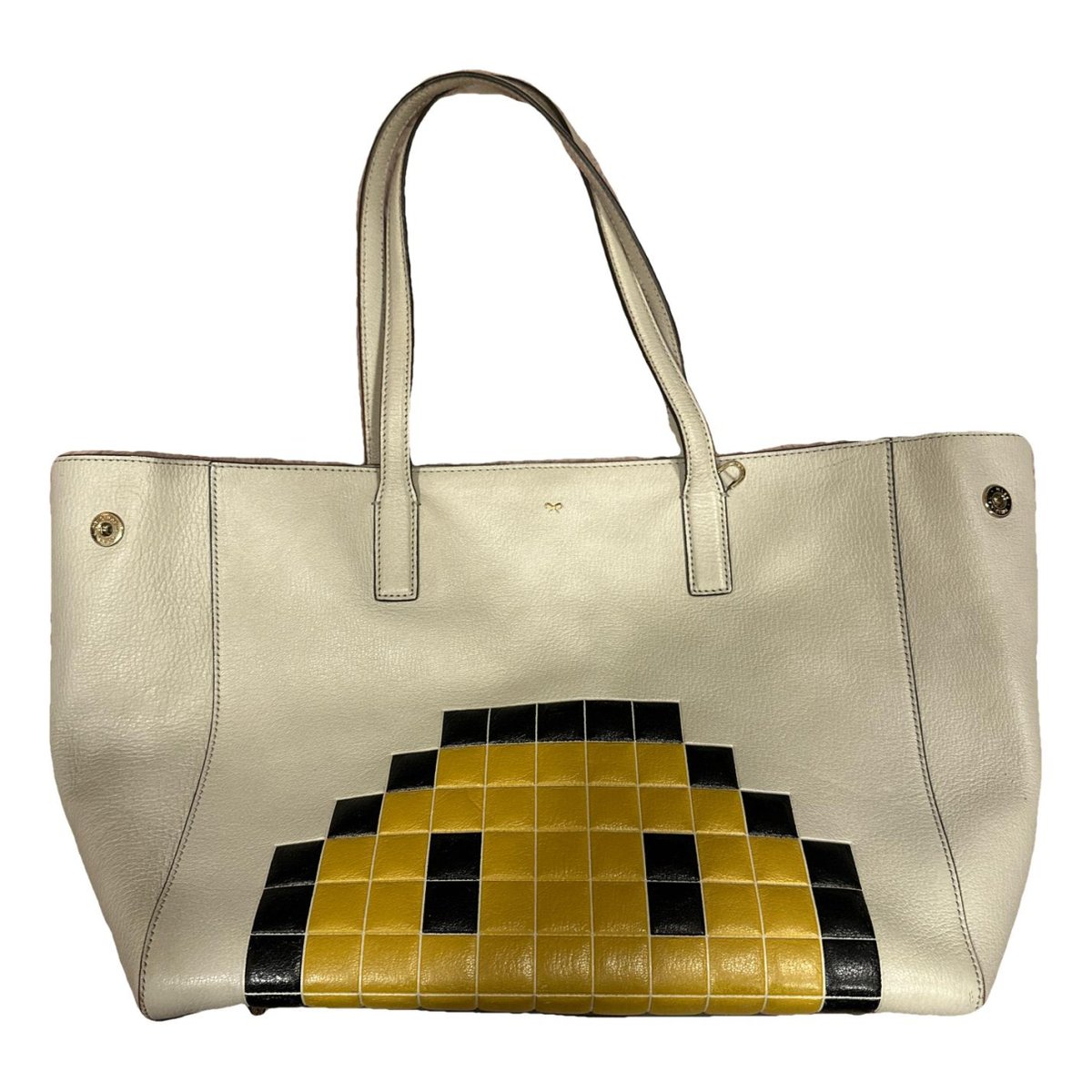 Leather tote