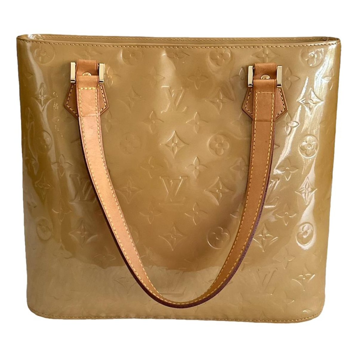 Houston patent leather handbag