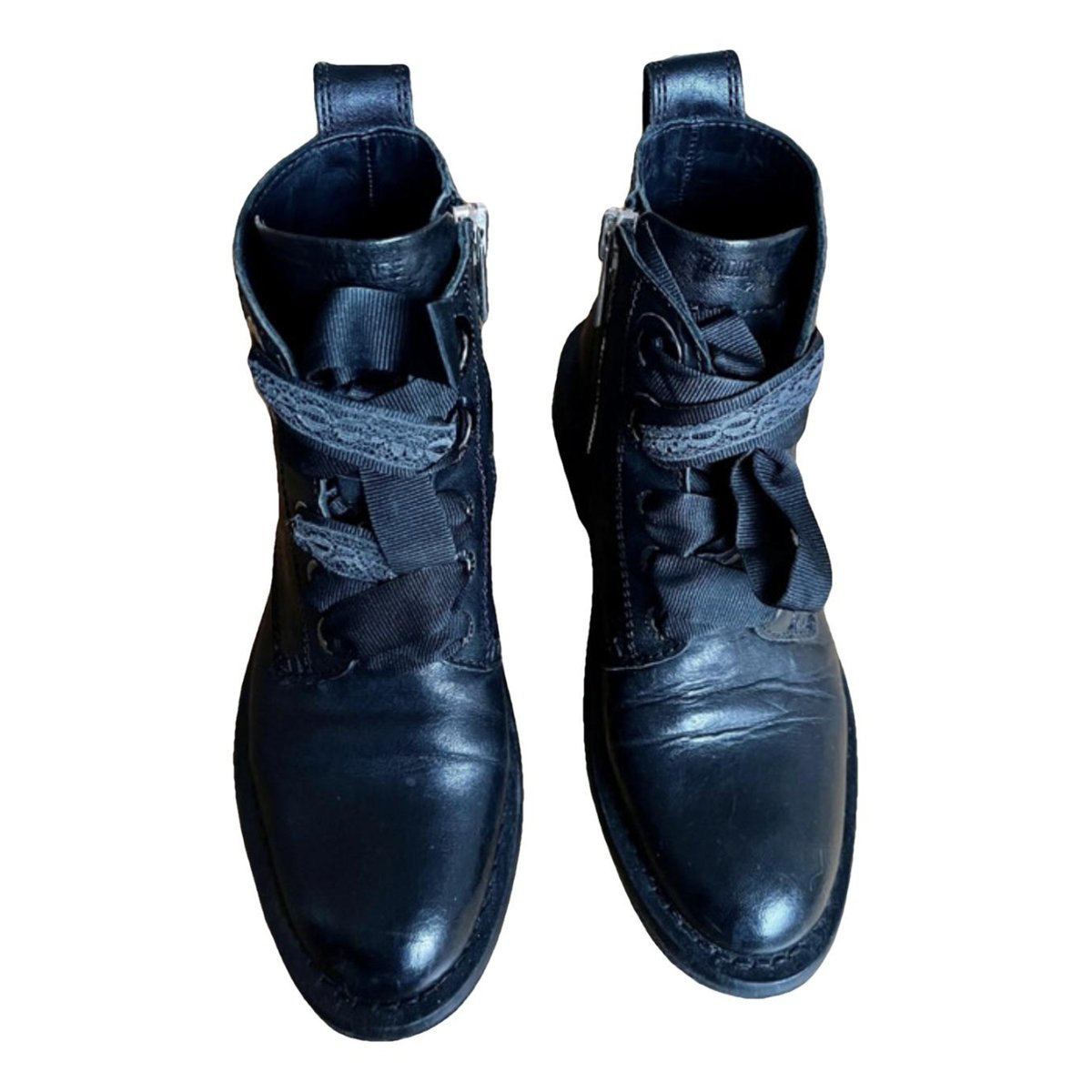 Laureen Roma leather lace up boots