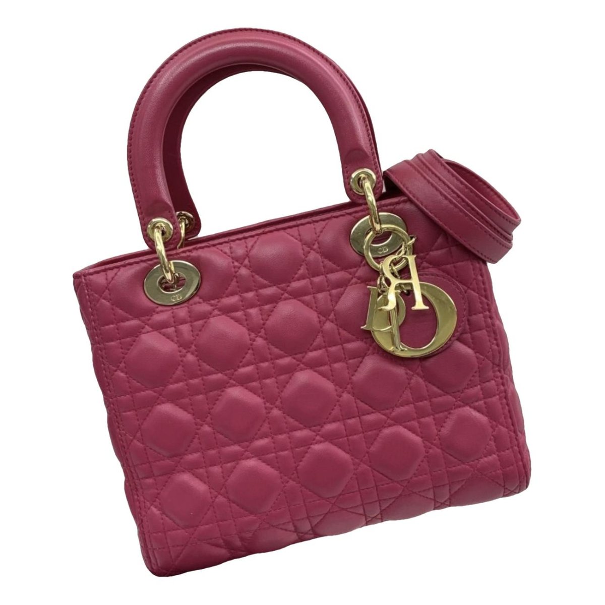 Lady Dior leather handbag