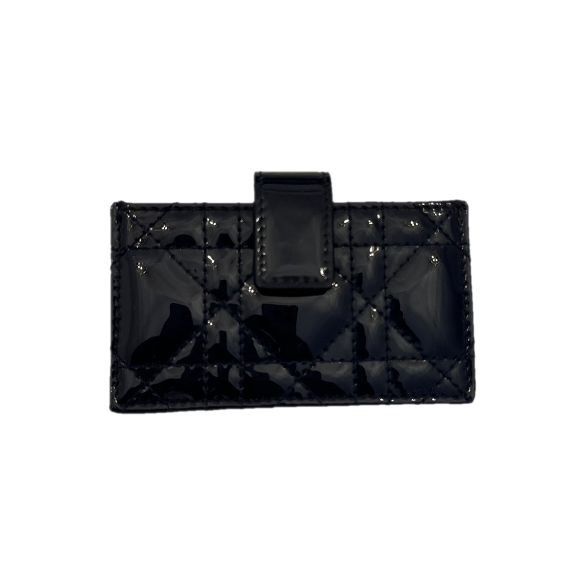Lady Dior leather card wallet