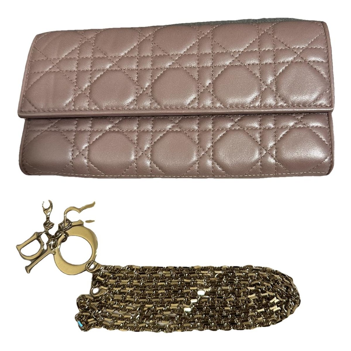 Lady Dior leather crossbody bag