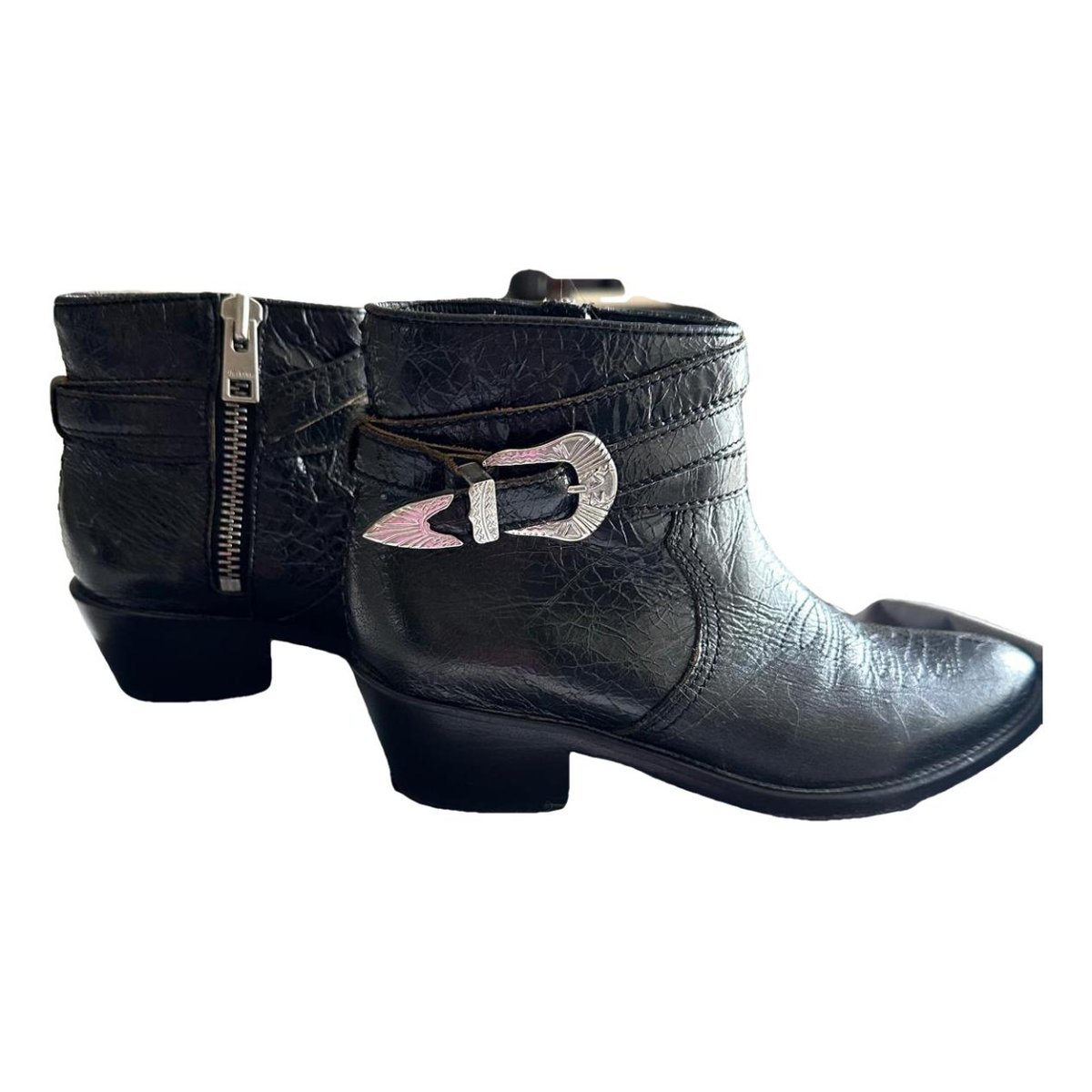 Molly leather western boots