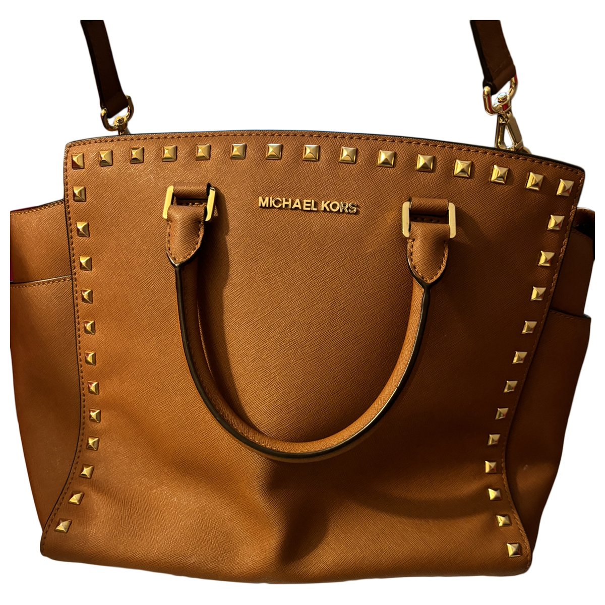 Selma leather handbag