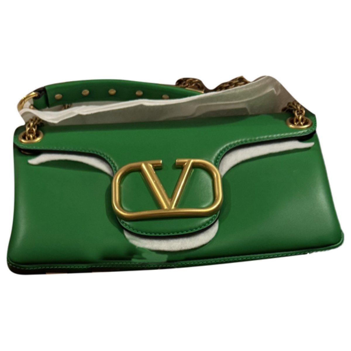 Stud Sign leather handbag