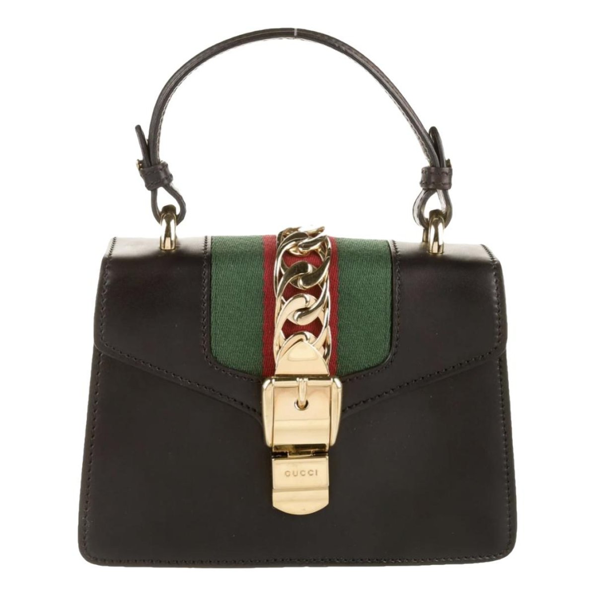 Sylvie Top Handle leather handbag