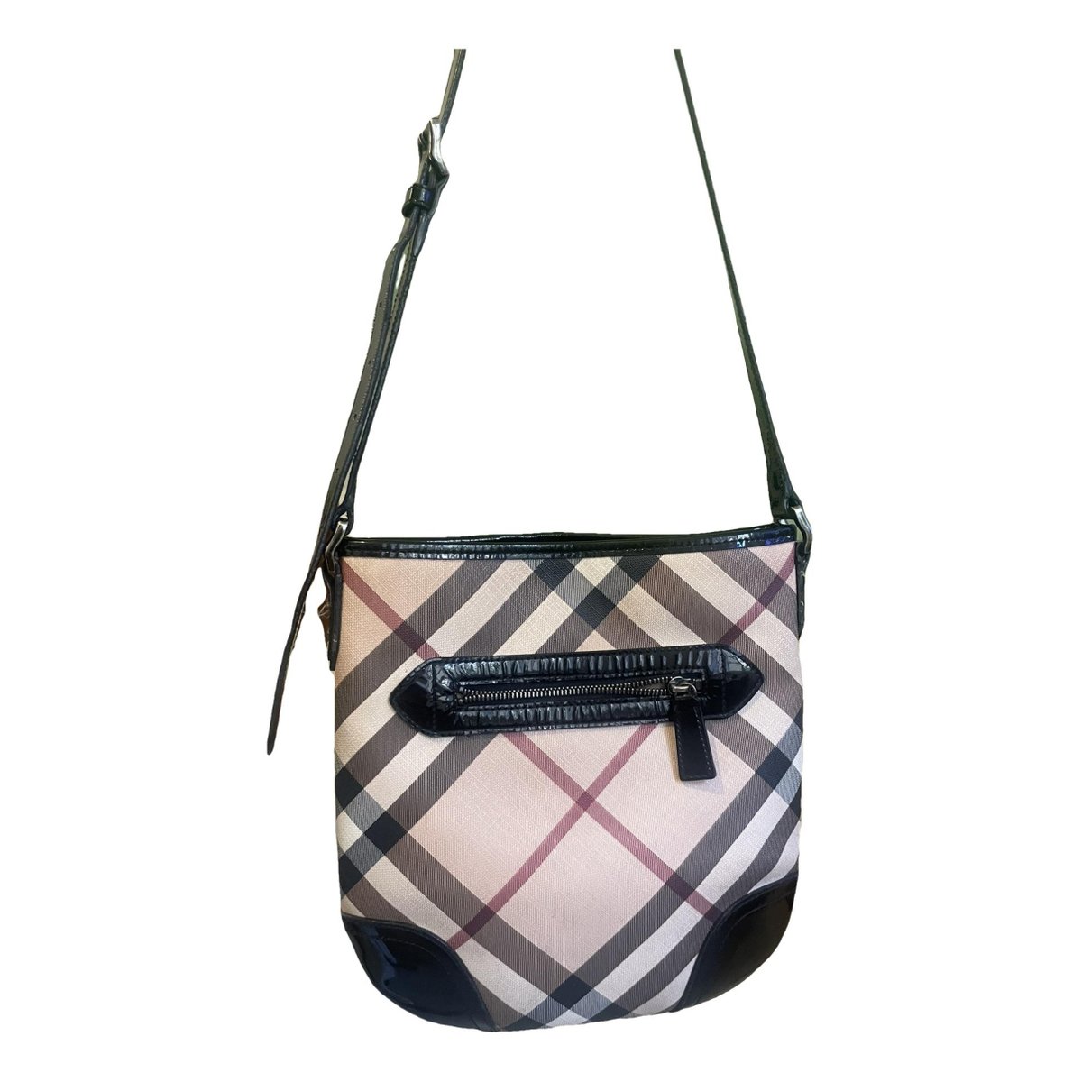 Dryden vinyl crossbody bag