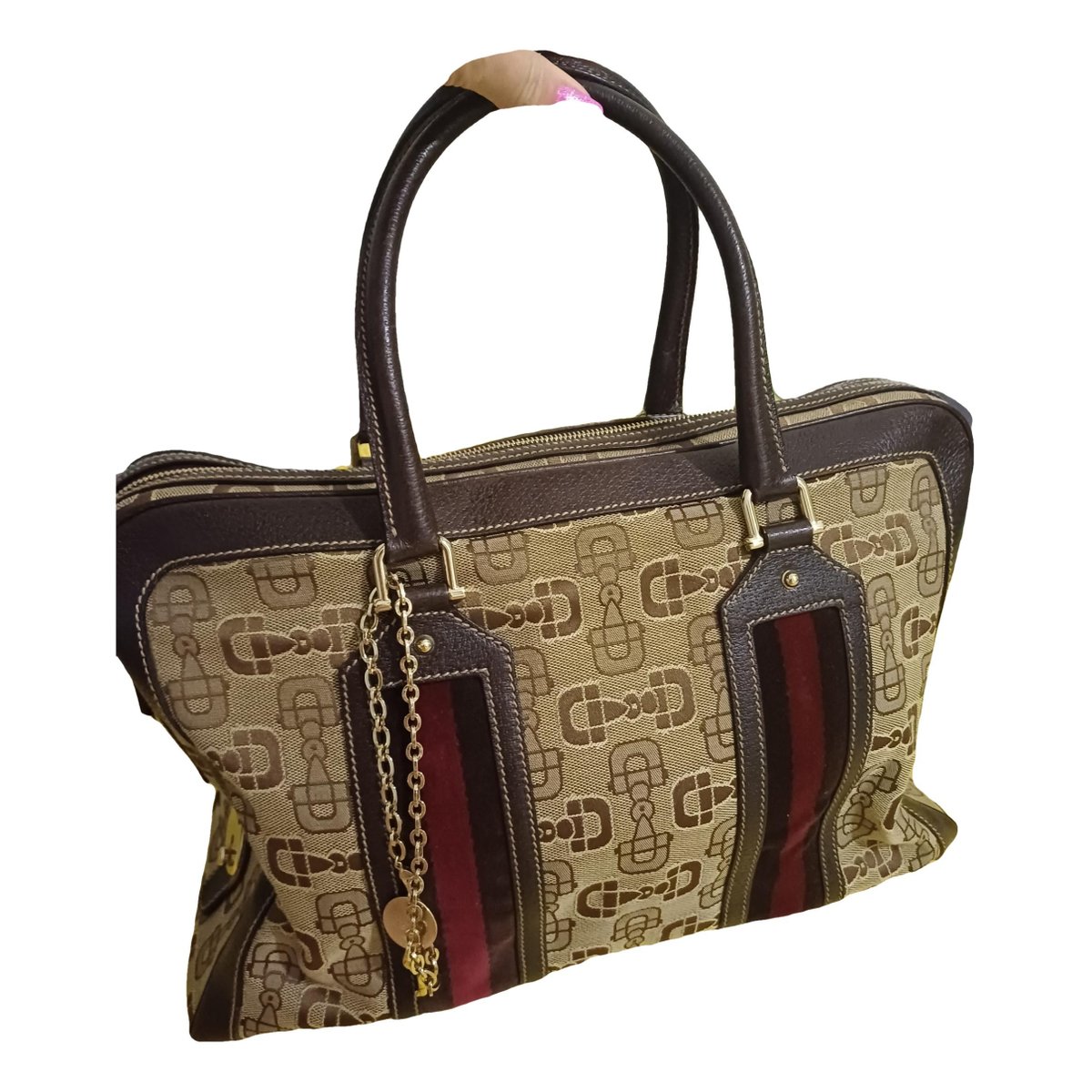 Abbey leather handbag
