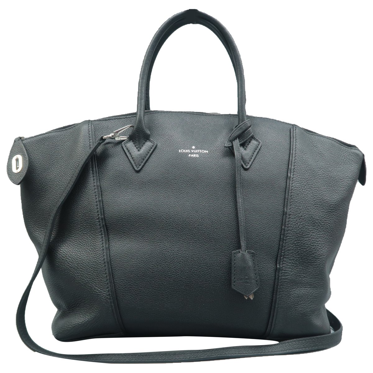 Lockit leather satchel