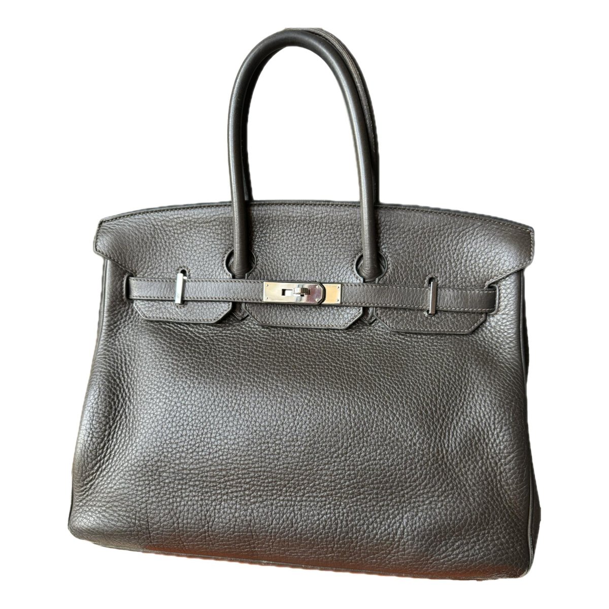 Birkin 35 leather handbag