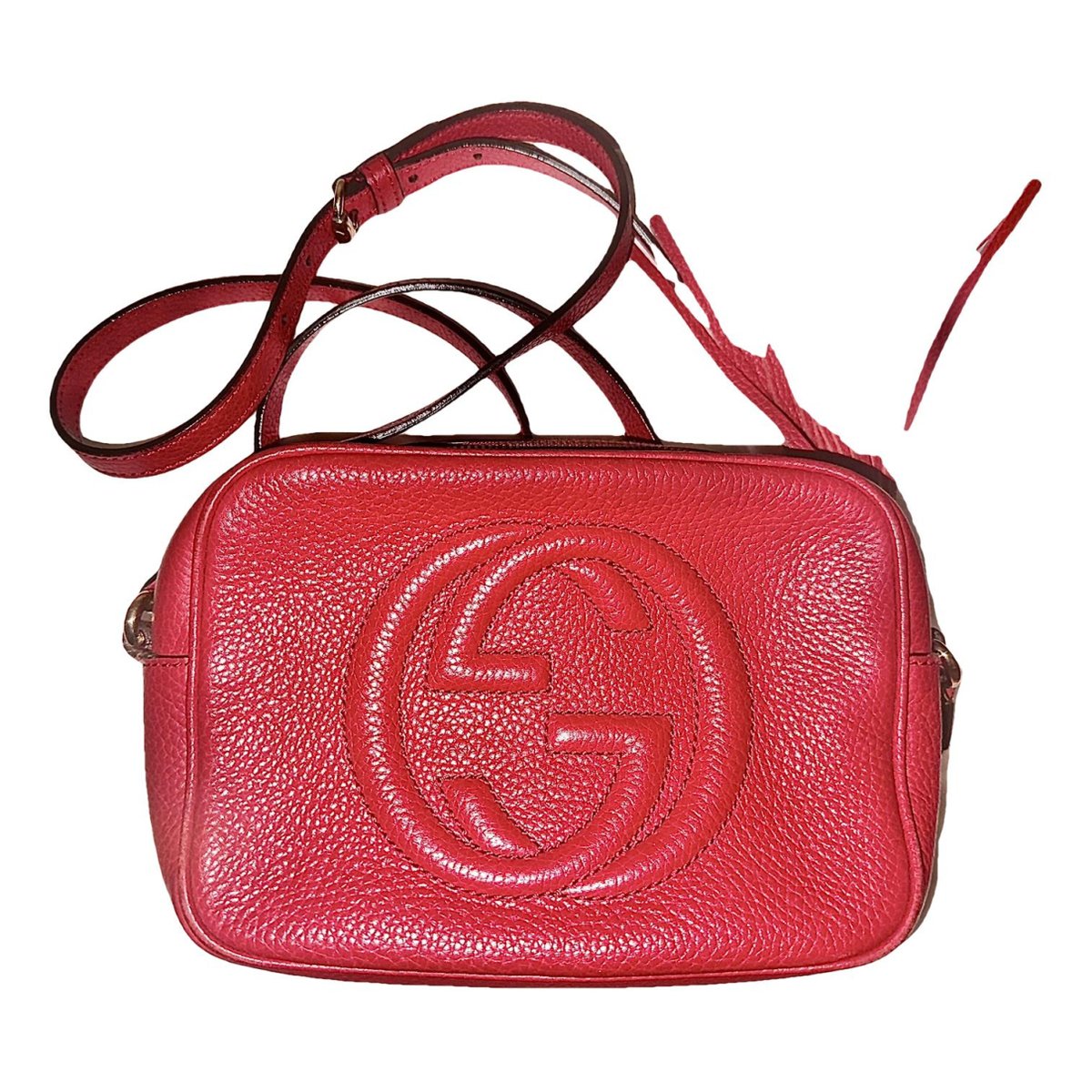 Soho leather clutch bag