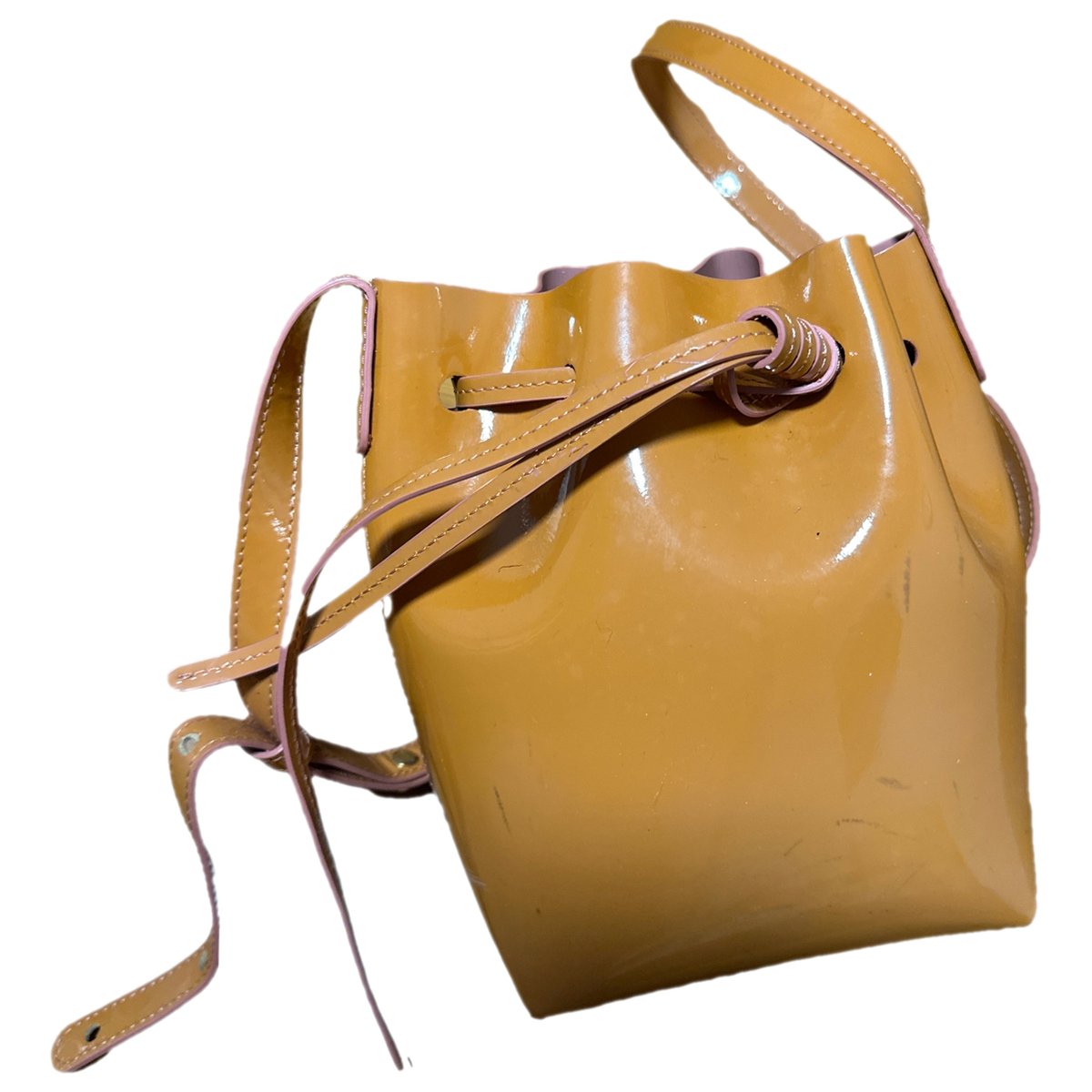 Bucket vegan leather mini bag