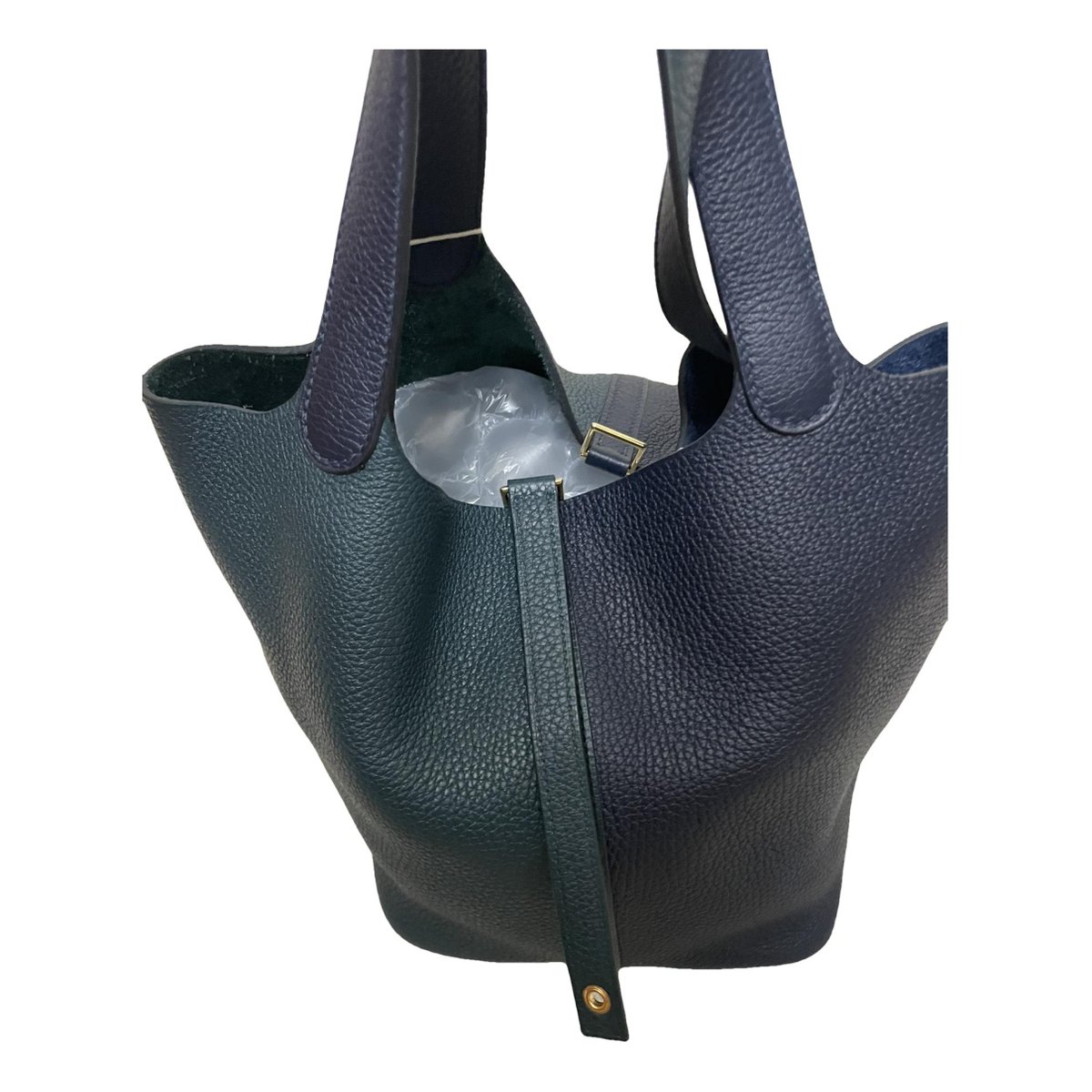 Picotin leather tote