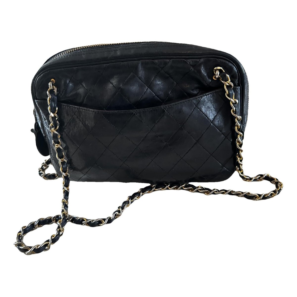 Camera leather handbag