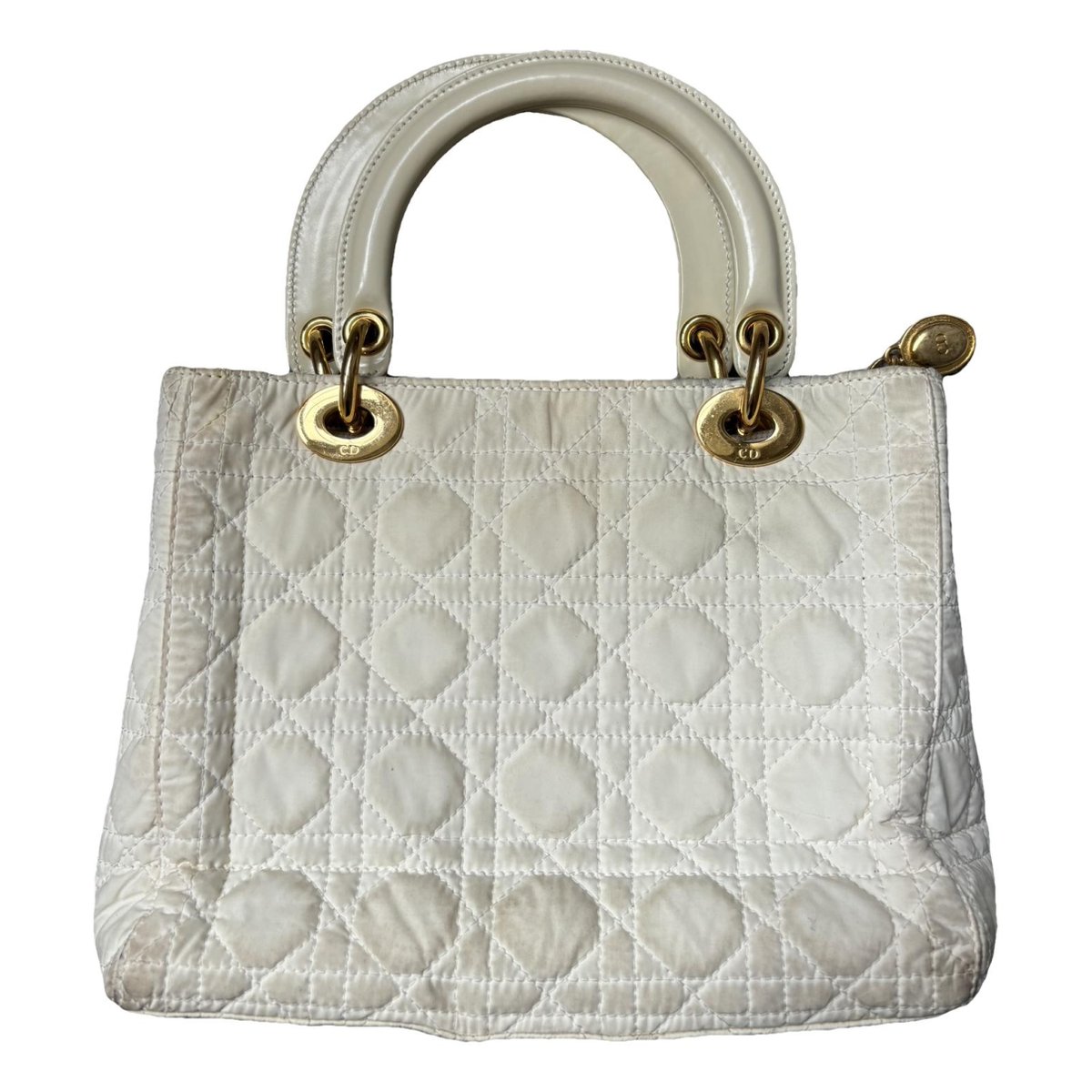 Lady Dior cloth handbag