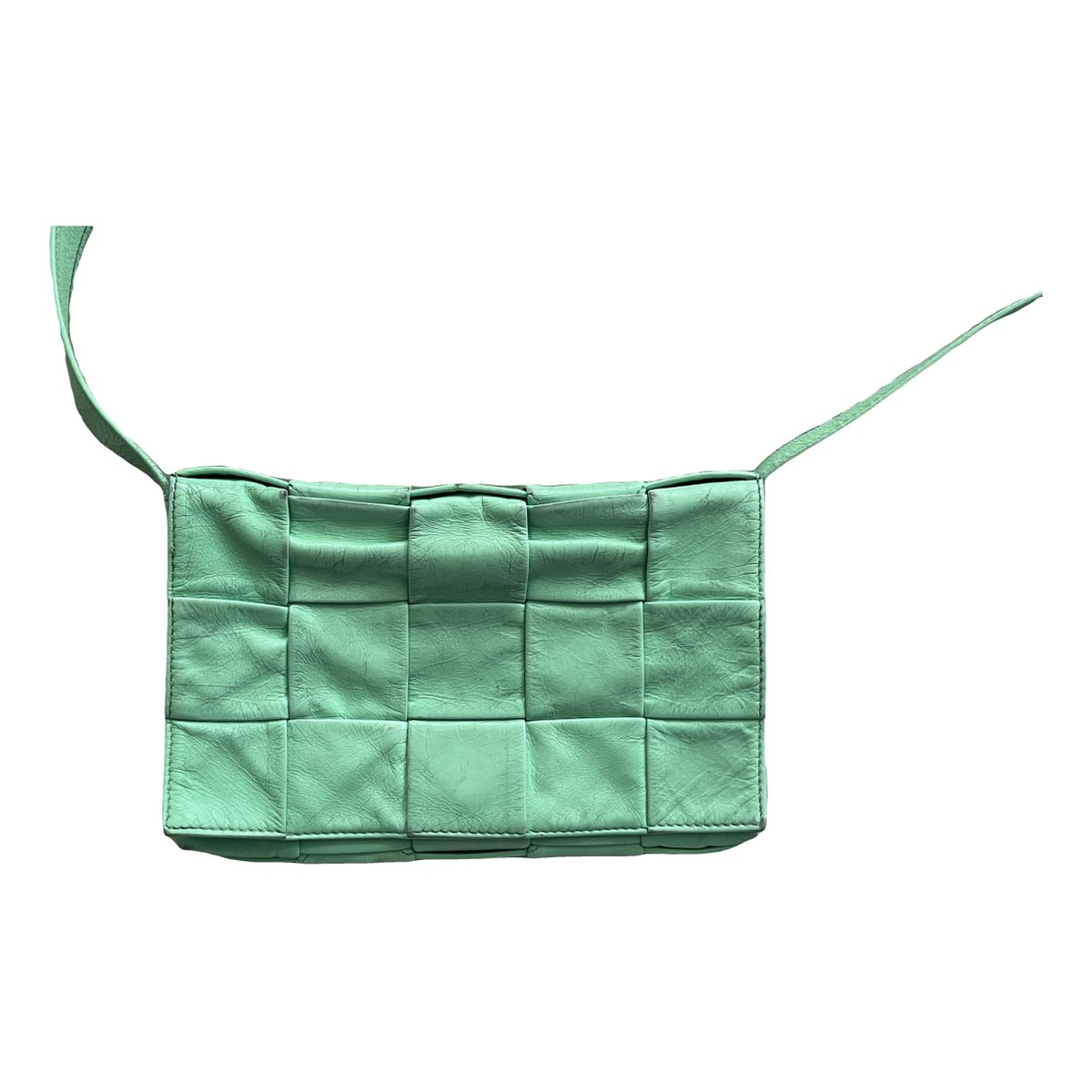 Cassette leather handbag
