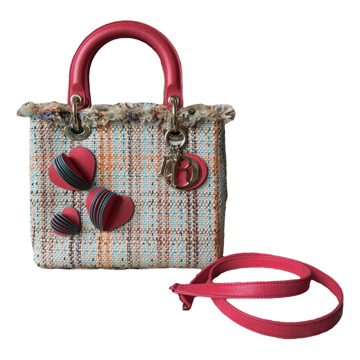 Lady Dior cloth handbag
