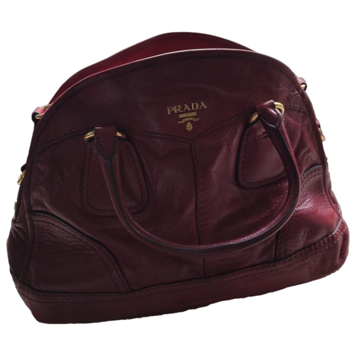 Promenade leather handbag